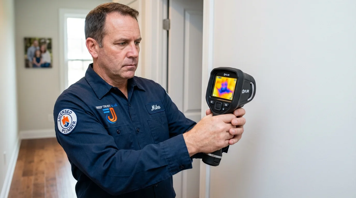 Thermal imaging leak detection by Johns Plumbing LLC in Taft